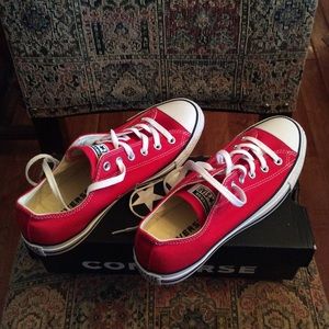 Converse All Star Red Canvas Sneaks